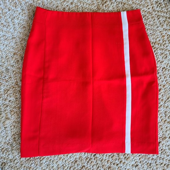 Banana Republic Dresses & Skirts - Banana Republic Red White Stripe Pencil Skirt